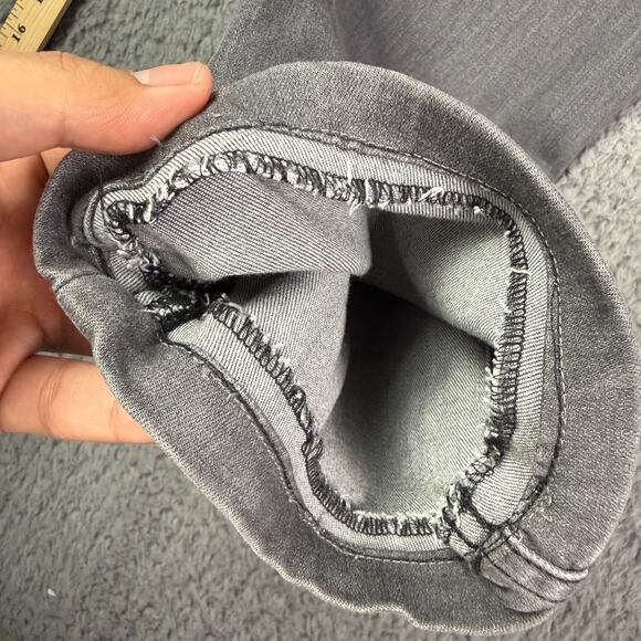 Paige Federal Jeans Mens 32x28 Gray Washed Faded Straight Leg Stretch - Picture 3 of 11